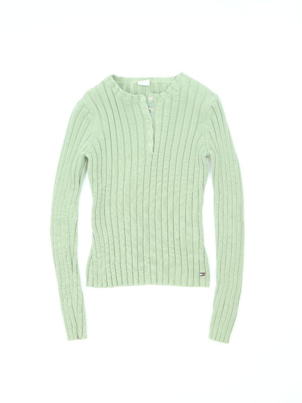 Women's Vintage Tommy Henley Sweater Size Large